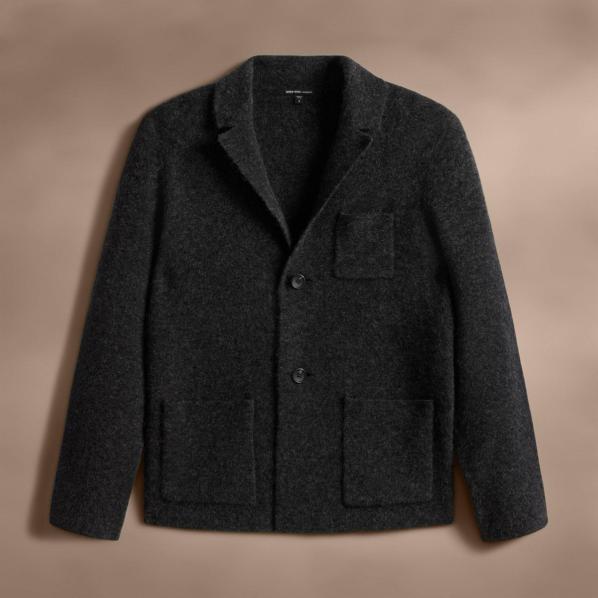 Sweater Knit Blazer in Anthracite | James Perse Los Angeles