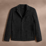 Sweater Knit Blazer in Anthracite | James Perse Los Angeles