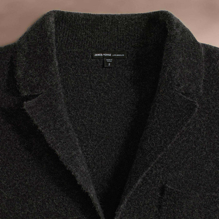 Sweater Knit Blazer in Anthracite | James Perse Los Angeles