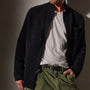 Sweater Knit Blazer  in Black | James Perse Los Angeles