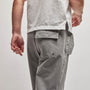 Cotton Terry Flight Pant in Silver Grey Pigment | James Perse Los Angeles
