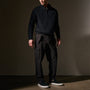 Woven Terry Cargo Pant in Black | James Perse Los Angeles