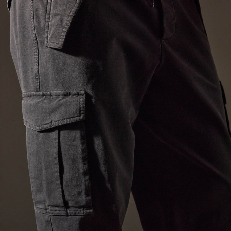 Woven Terry Cargo Pant  in Magma Pigment | James Perse Los Angeles