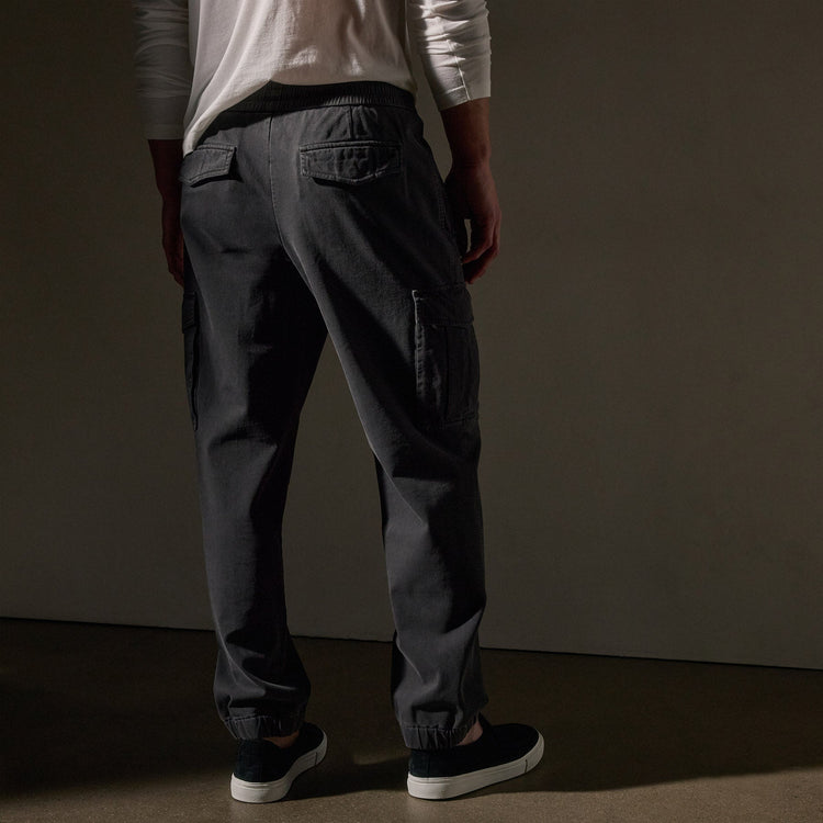 Woven Terry Cargo Pant  in Magma Pigment | James Perse Los Angeles