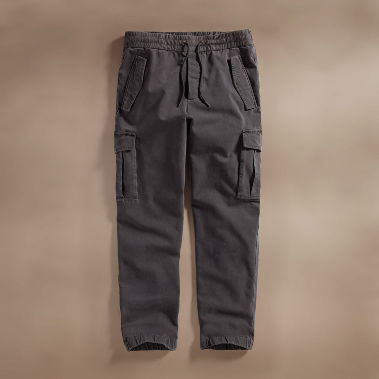 Woven Terry Cargo Pant  in Magma Pigment | James Perse Los Angeles