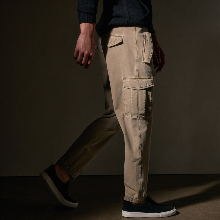 Woven Terry Cargo Pant in Overcast Pigment | James Perse Los Angeles