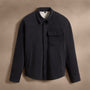Woven Cotton Terry Shirt Jacket in Magma | James Perse Los Angeles