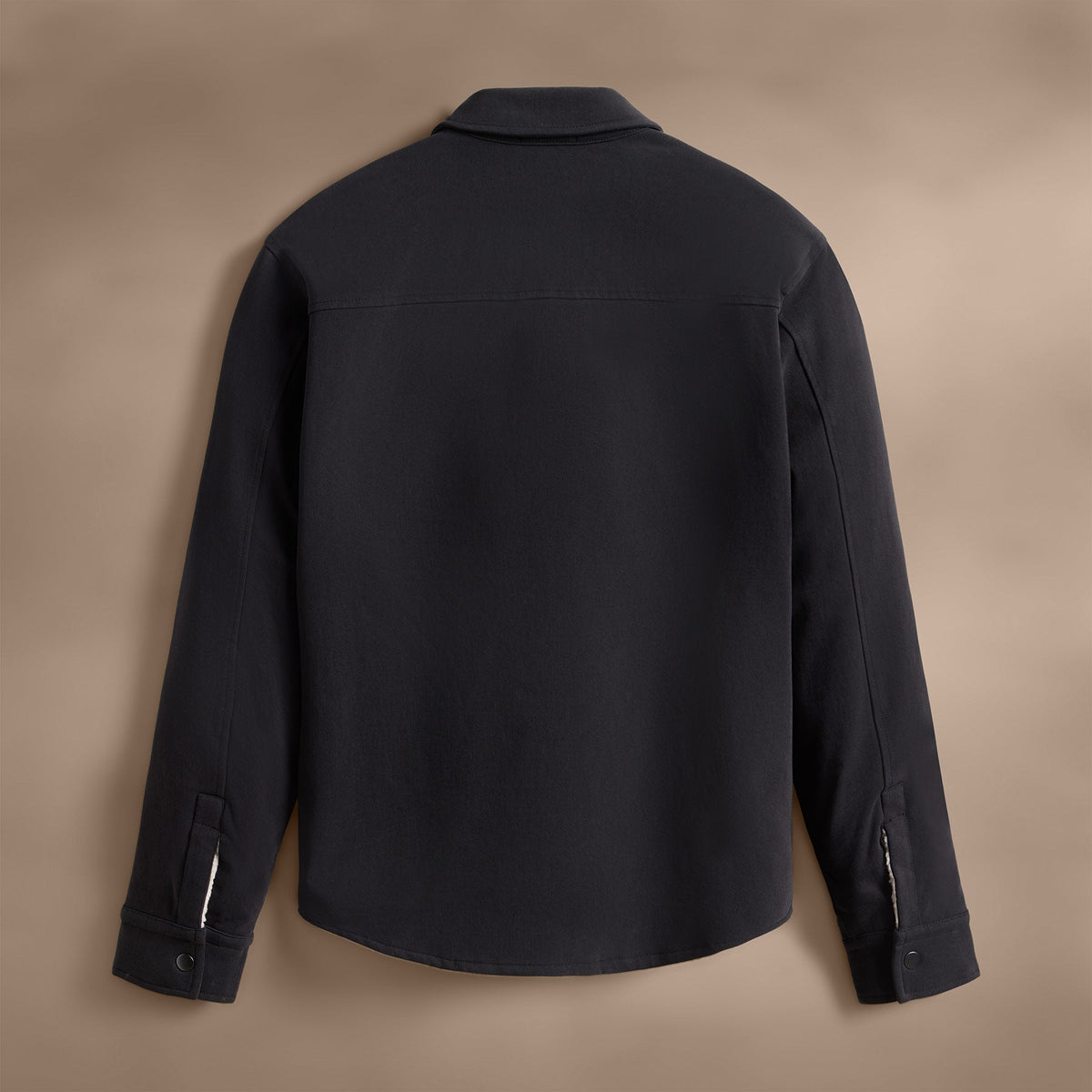 Woven Cotton Terry Shirt Jacket in Magma | James Perse Los Angeles