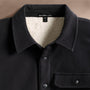 Woven Cotton Terry Shirt Jacket in Magma | James Perse Los Angeles