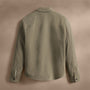 Sherpa Lined Woven Shirt Jacket in Peet | James Perse Los Angeles