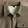Sherpa Lined Woven Shirt Jacket in Peet | James Perse Los Angeles