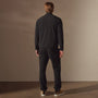 Mesh Line Zip Up Sport Jacket in Black | James Perse Los Angeles