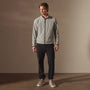 Mesh Line Zip Up Sport Jacket in Shark | James Perse Los Angeles