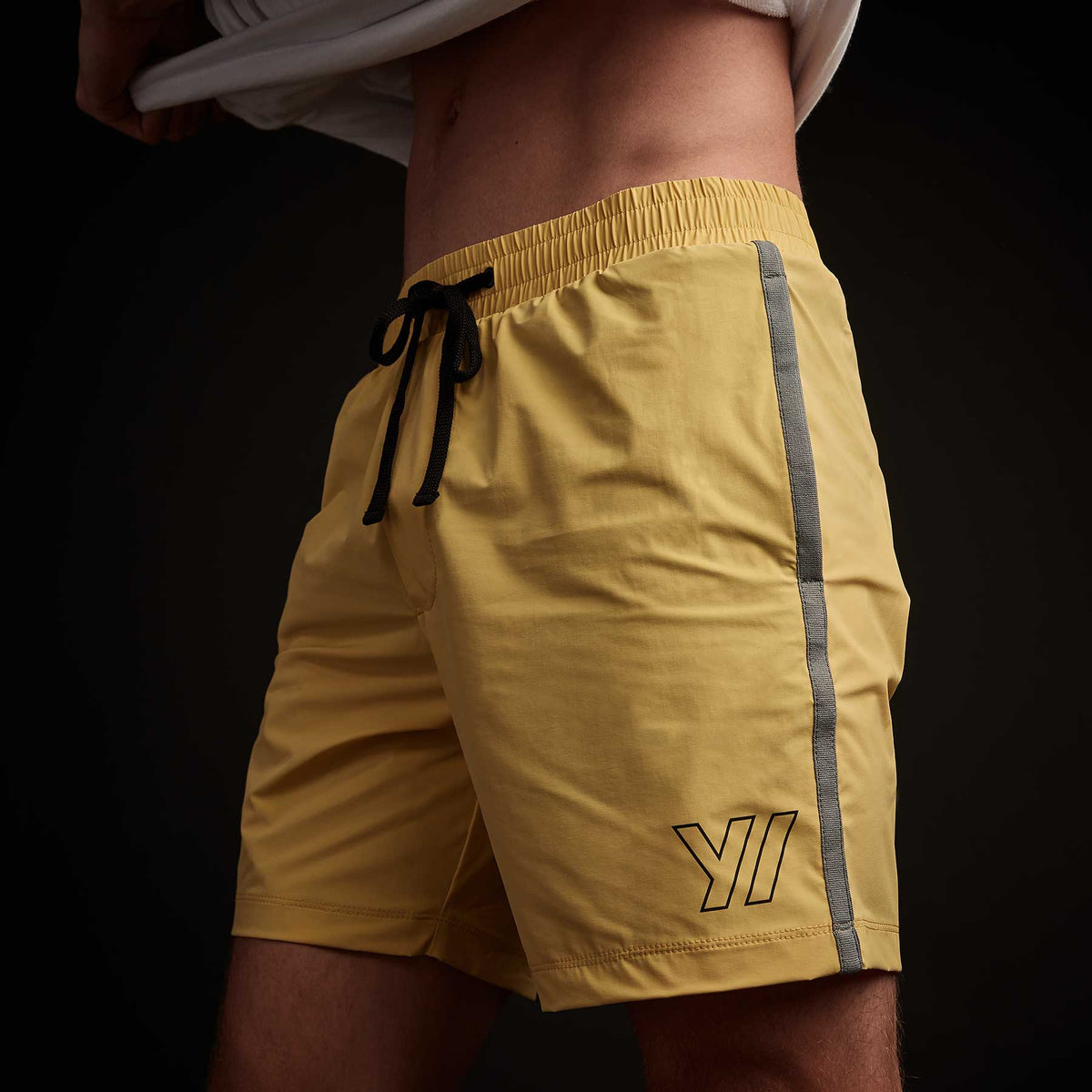 Y/OSEMITE Logo Boardshort In Medallion/Cartridge | James Perse Los Angeles