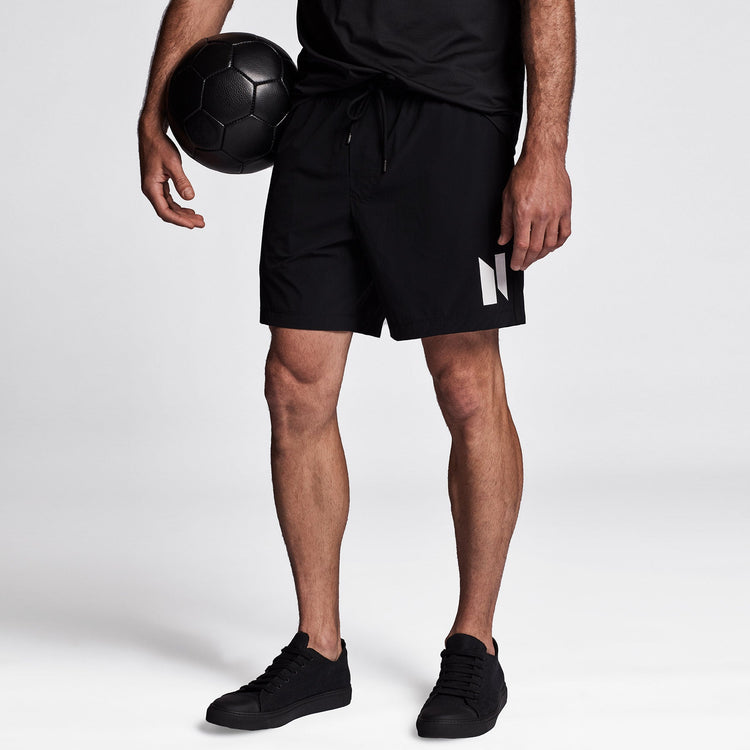 Y/OSEMITE Soccer Short In Black | James Perse Los Angeles