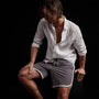Y/OSEMITE curved hem board short dusk shell mwms4214 | James Perse Los Angeles 