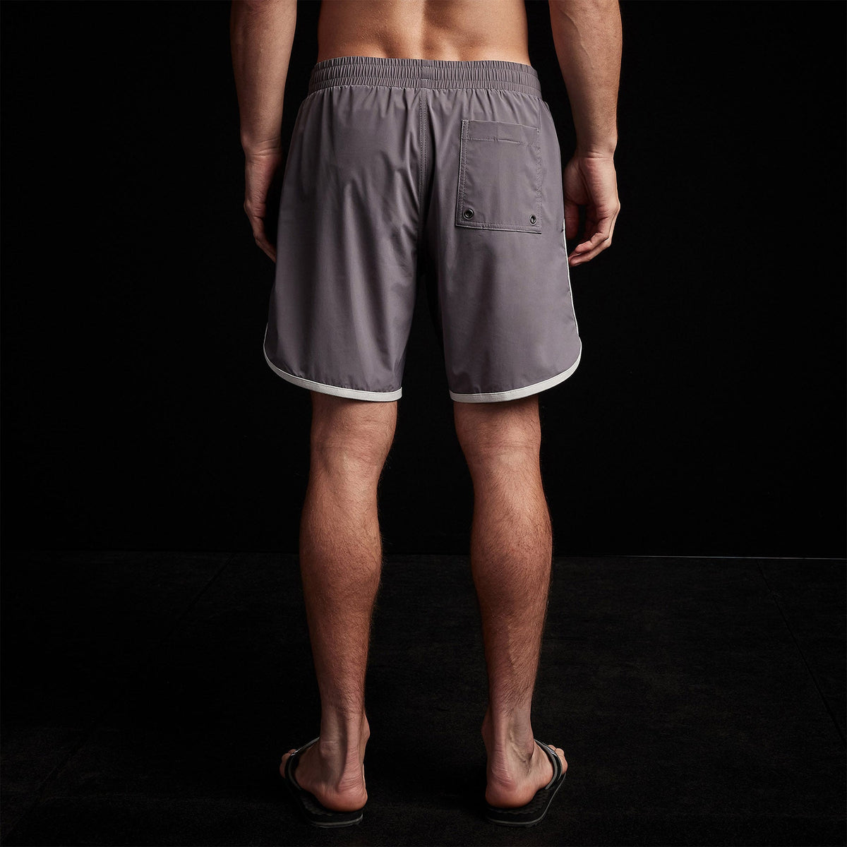 Y/OSEMITE curved hem board short dusk shell mwms4214 | James Perse Los Angeles 