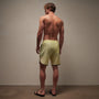 Curved Hem Board Short in Neon/Carbon | James Perse Los Angeles