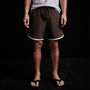 Y/OSEMITE Curved Hem Board Short in Porcupine/Shell | James Perse Los Angeles 