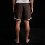 Y/OSEMITE Curved Hem Board Short in Porcupine/Shell | James Perse Los Angeles 