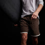 Y/OSEMITE Curved Hem Board Short in Porcupine/Shell | James Perse Los Angeles 