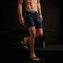 Y/OSEMITE Double Stripe Boardshort  In True Navy/Dusk | James Perse Los Angeles
