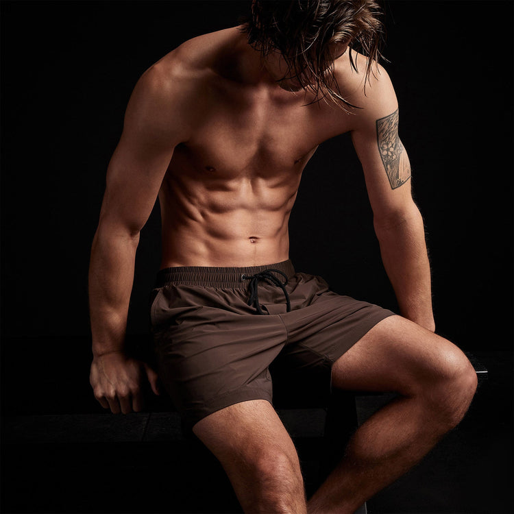 Y/OSEMITE Split Hem Board Short in Porcupine | James Perse Los Angeles 