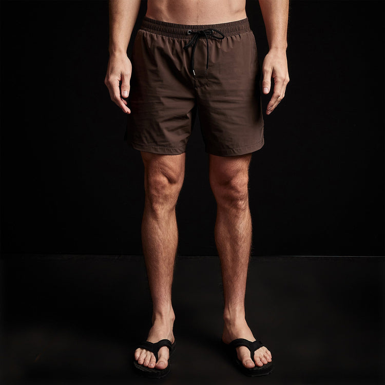 Y/OSEMITE Split Hem Board Short in Porcupine | James Perse Los Angeles 