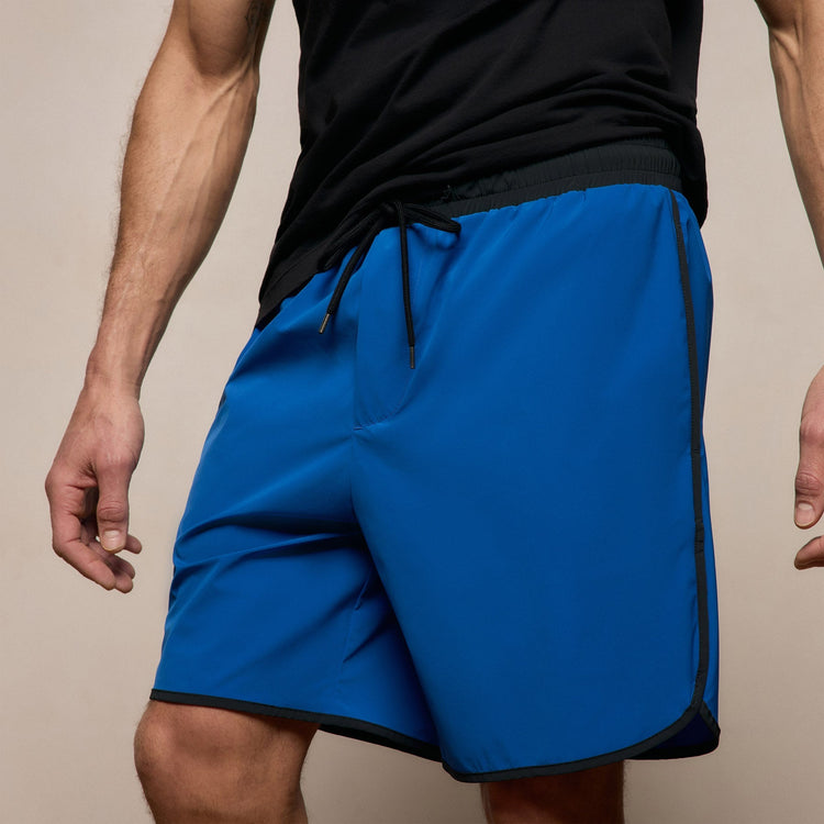 Retro Boardshort in Baltic Blue/Magma | James Perse Los Angeles