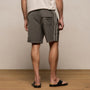 Contrast Piped Boardshort in Granite/Ivory | James Perse Los Angeles