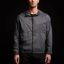 Lightweight Hooded Windbreaker in Carbon | James Perse Los Angeles