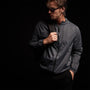 Lightweight Hooded Windbreaker in Carbon | James Perse Los Angeles