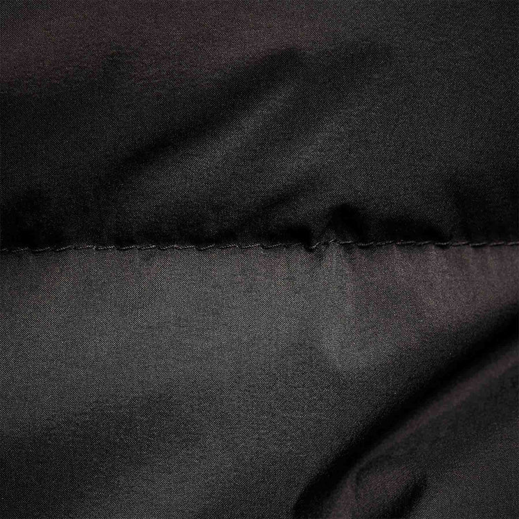 Side Stripe Down Funnel Jacket in Black/Black | James Perse Los Angeles