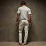 Selvedge Denim 5 Pocket Pant in Natural | James Perese Los Angeles