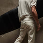 Selvedge Denim 5 Pocket Pant in Natural | James Perese Los Angeles