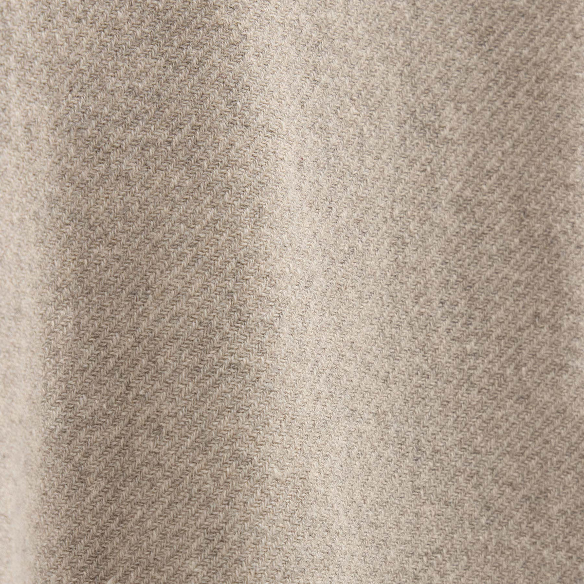 Wool Cashmere Twill Shirt in Flax | James Perse Los Angeles FLAT