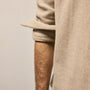 Wool Cashmere Twill Shirt in Flax | James Perse Los Angeles