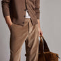 Relaxed Fit Corduroy Chino in Chestnut Pigment | James Perse Los Angeles