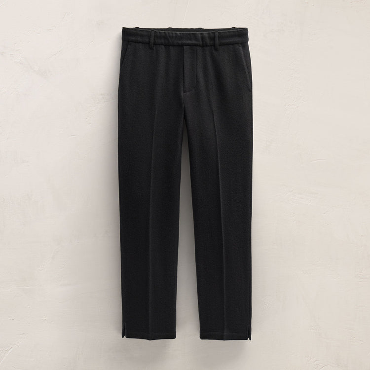 Wool Cashmere Flannel Pant in Black | James Perse Los Angeles FLAT