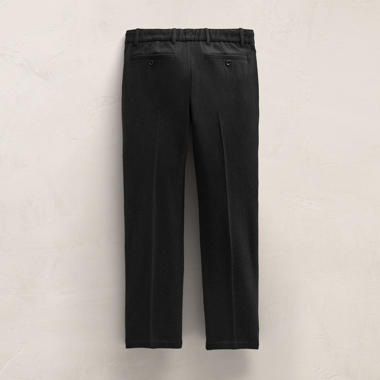 Wool Cashmere Flannel Pant in Black | James Perse Los Angeles FLAT