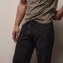 Vintage French Terry Sweatpant in Black | James Perse Los Angeles