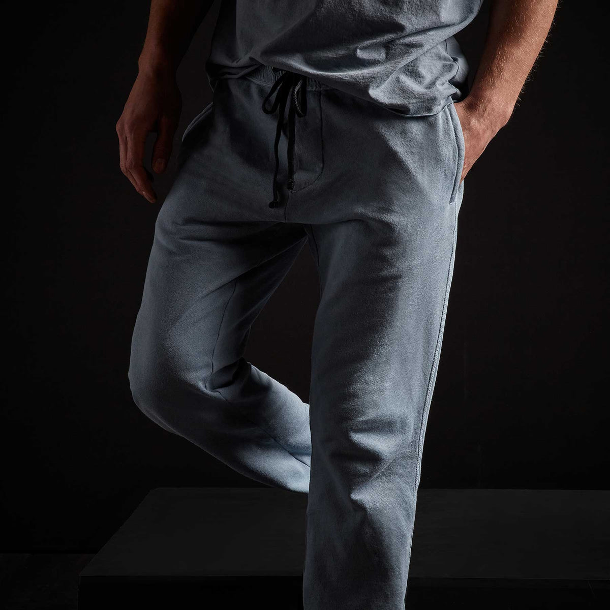 Vintage French Terry Sweatpant - Bluestone Pigment | James Perse Los Angeles