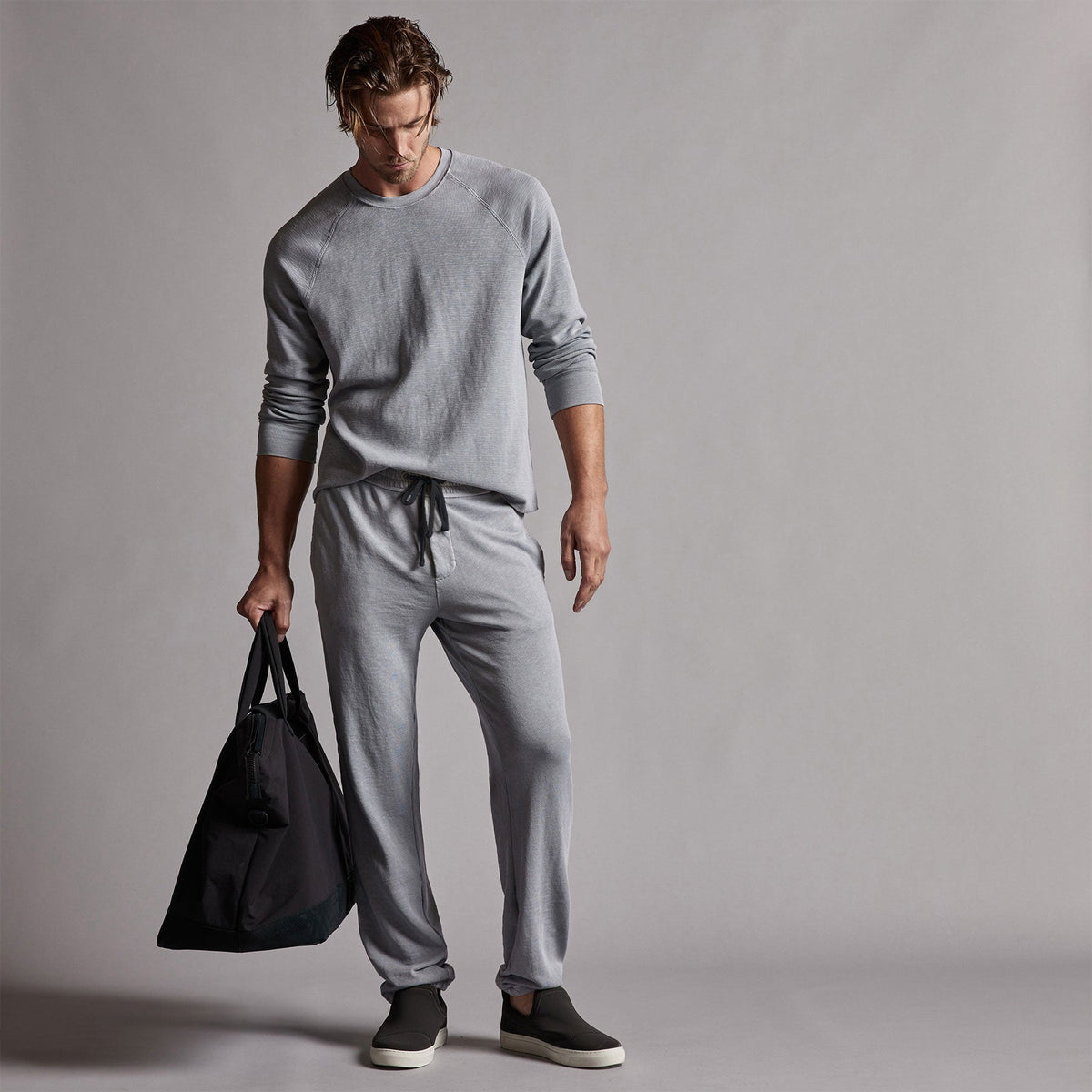 Vintage French Terry Sweatpant in Breeze Pigment | James Perse Los Angeles
