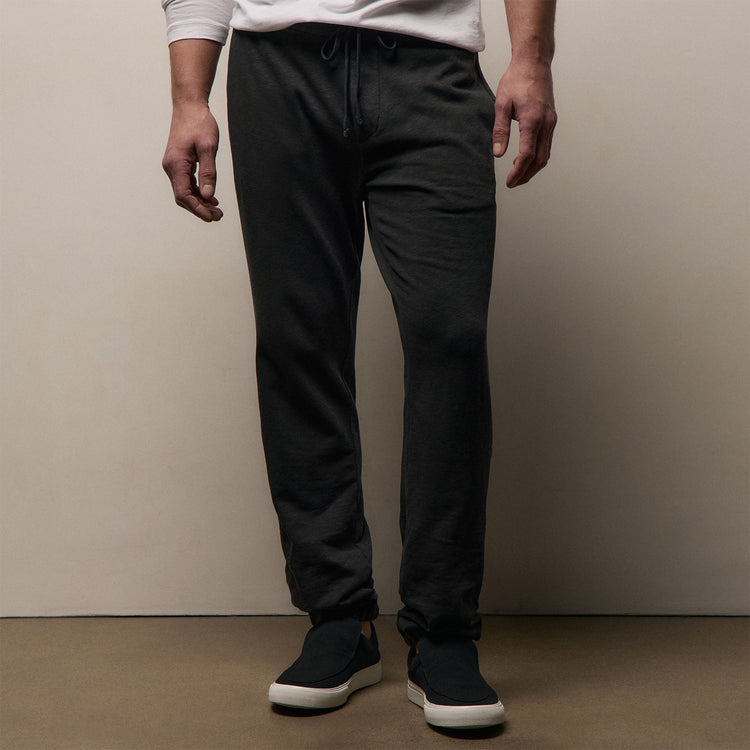 Vintage French Terry Sweatpant in Carbon Pigment | James Perse Los Angeles