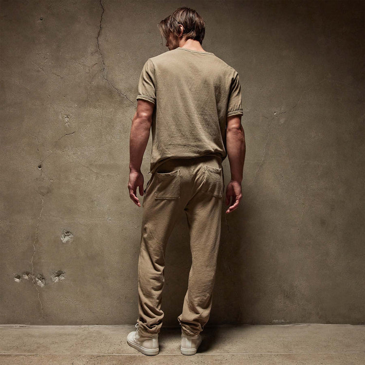 Vintage French Terry Sweatpant in Cashew Pigment | James Perse Los Angeles