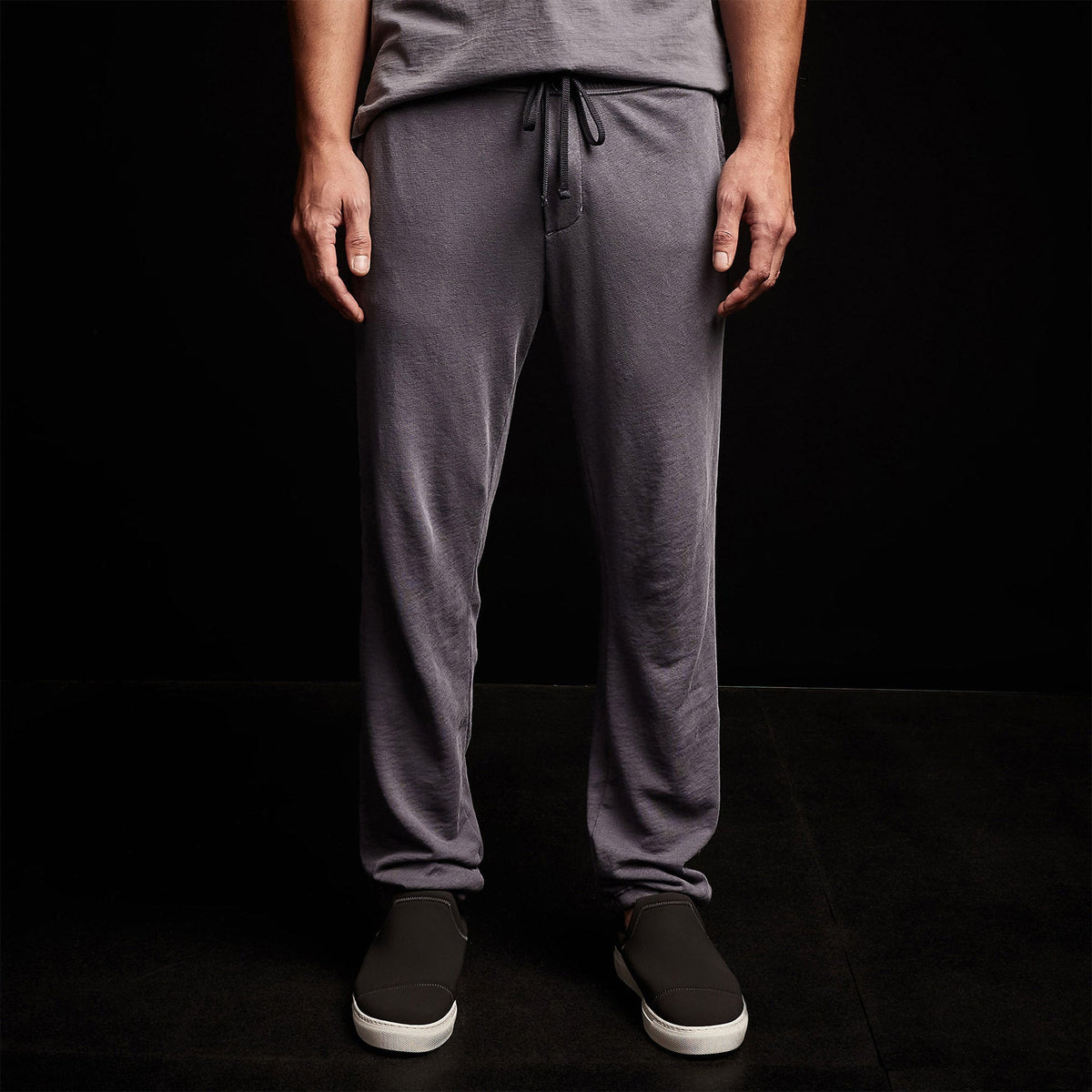 Vintage French Terry Sweatpant in Flannel Pigment | James Perse Los Angeles