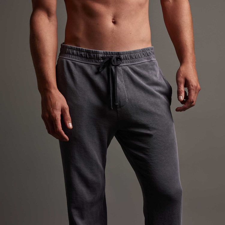 Vintage French Terry Sweatpant in Flannel Pigment | James Perse Los Angeles