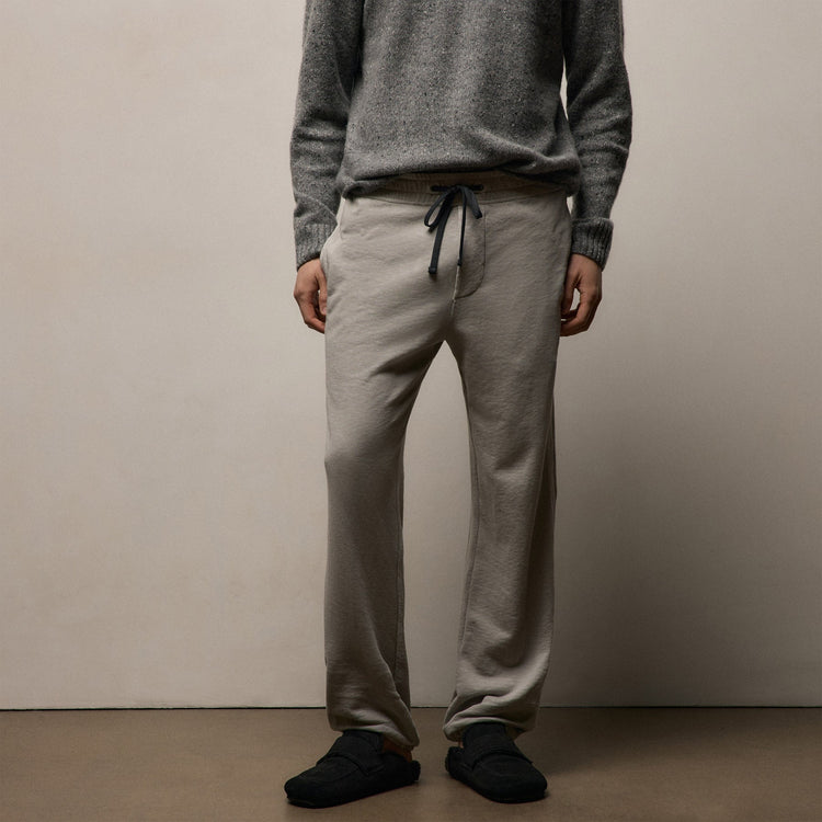 Vintage French Terry Sweatpant in Fog Pigment | James Perse Los Angeles