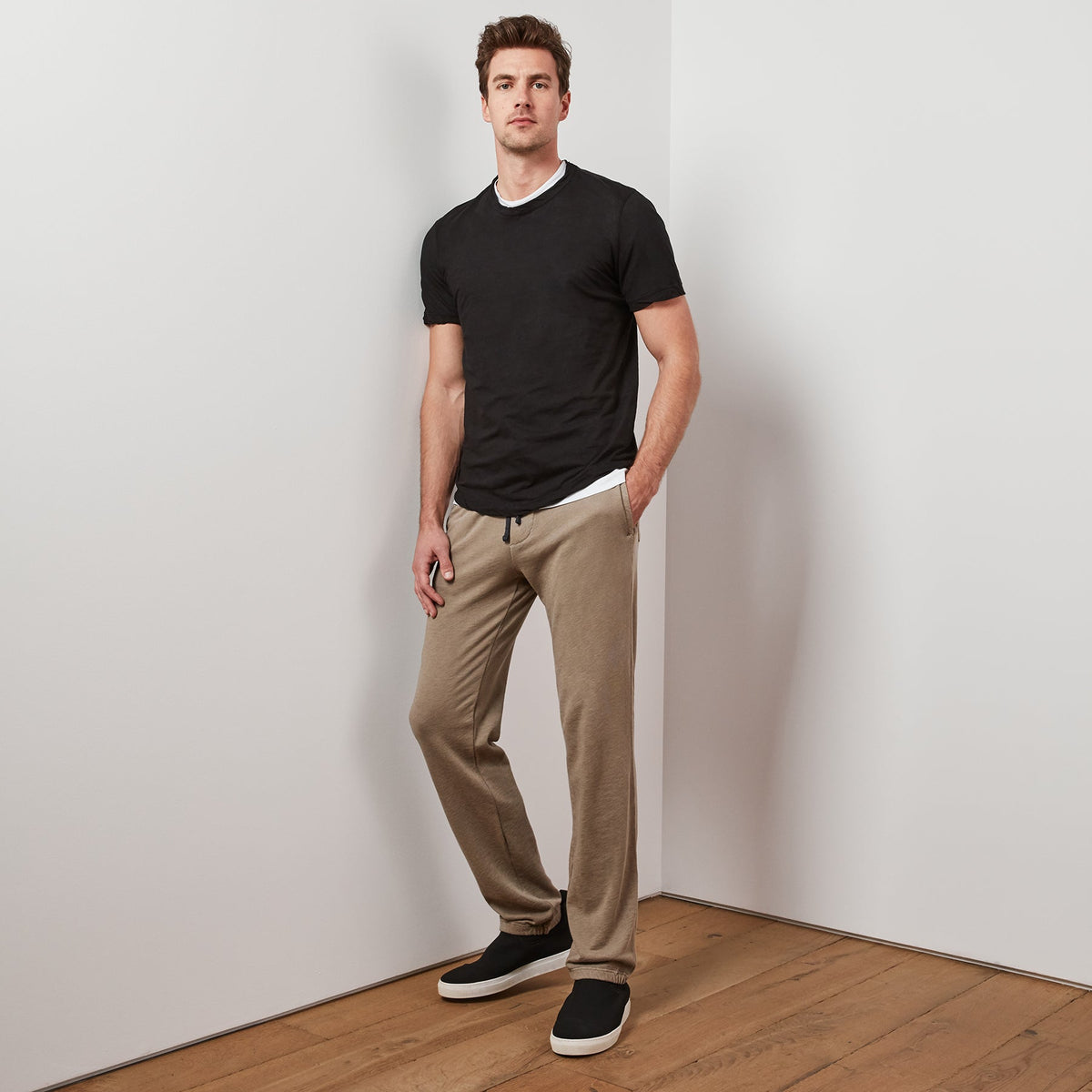 Vintage Fleece Sweatpant In Fawn Pigment | James Perse Los Angeles