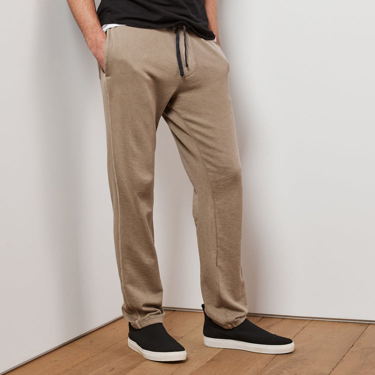 Vintage French Terry Sweatpant in Fawn Pigment | James Perse Los Angeles